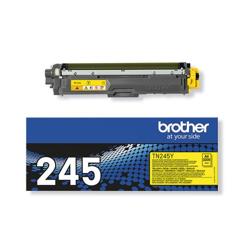 Brother+TN-245Y+Toner+Cartridge+High+Yield+Yellow+TN245Y