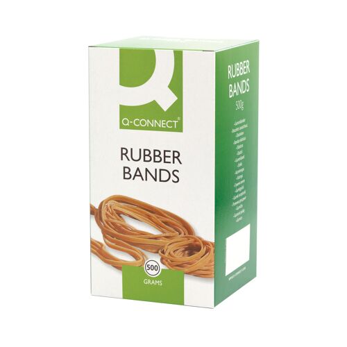 Q-Connect+Rubber+Bands+No.33+88.9+x+3.2mm+500g+KF10538