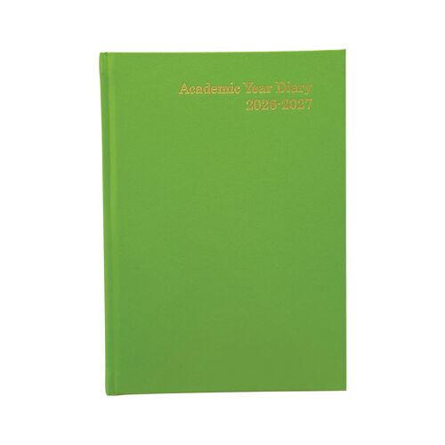 Academic+Diary+Week+To+View+A5+Lime+Green+2026-2027+FS669186