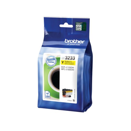 Brother+LC3233Y+Inkjet+Cartridge+High+Yield+Yellow+LC3233Y