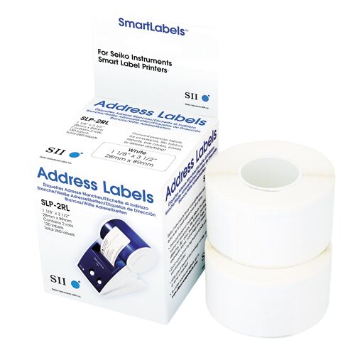 Seiko+Address+Labels+28x89mm+White+%28Pack+of+260%29+SLP2RL