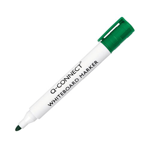 Q-Connect+Drywipe+Marker+Pen+Green+%2810+Pack%29+KF26009