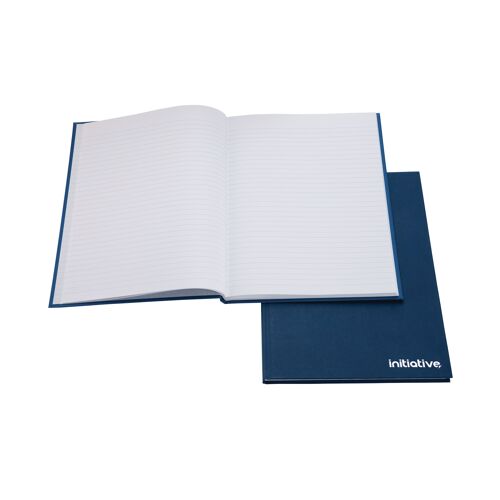 Initiative+Manuscript+Book+Feint+Ruled+192+pages+A4+70gsm+Blue+%285+Pack%29