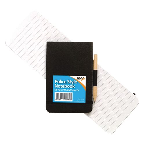 Tiger+Police+Style+Notebook+including+Pencil+%2812+Pack%29+300789
