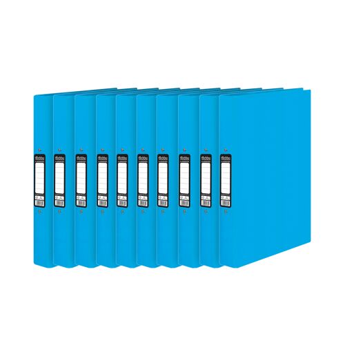 Pukka+Brights+Ringbinder+A4+Blue+%2810+Pack%29+BR-7769