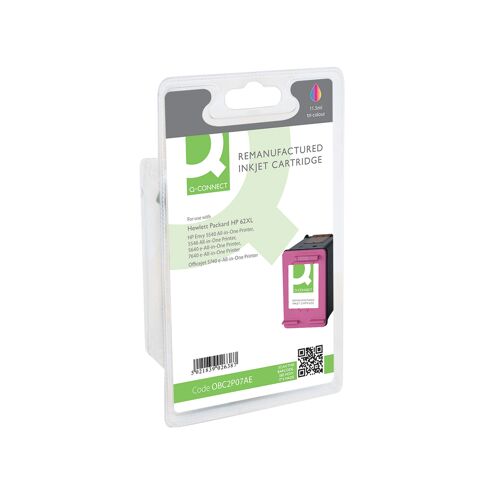 Q-Connect+Remanufactured+Inkjet+Cartridge+CMY+For+HP+C2P07AE+C2P07AE-COMP