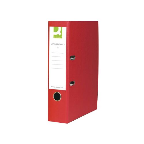 Q-Connect+Lever+Arch+File+Paperbacked+A4+Red+%2810+Pack%29+KF20041