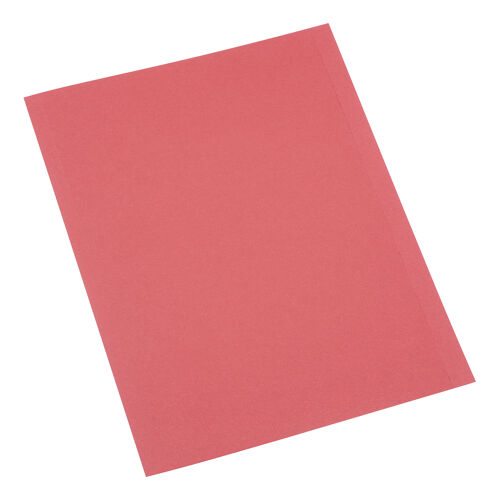 5+Star+Recycled+Square+Cut+Folder+A4+250gsm+Red+%28Pack+of+100%29+394348
