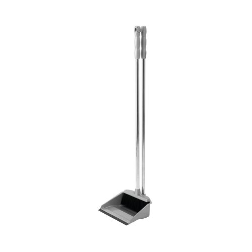 Addis+Long+Handled+Dustpan+and+Brush+Set+Metallic+501043