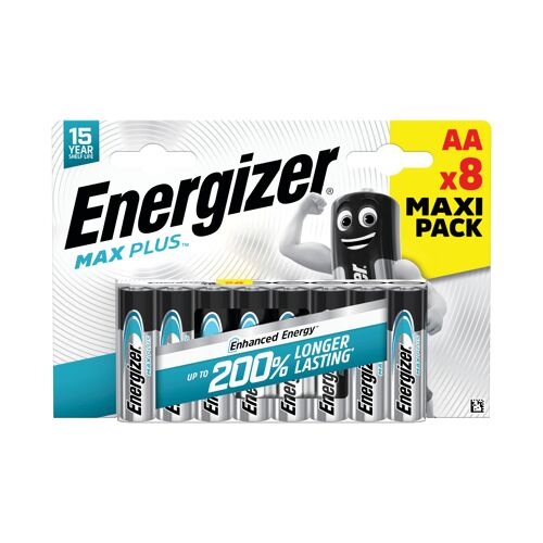 Energizer+Max+Plus+AA+Battery+%28Pack+of+8%29+E303322300