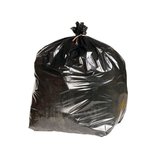 2Work+Heavy+Duty+Refuse+Sack+LPDE+Black+457x725x950mm+%28Pack+of+200%29+KF73376