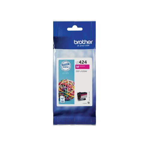 Brother+LC424M+Inkjet+Cartridge+Magenta+LC424M