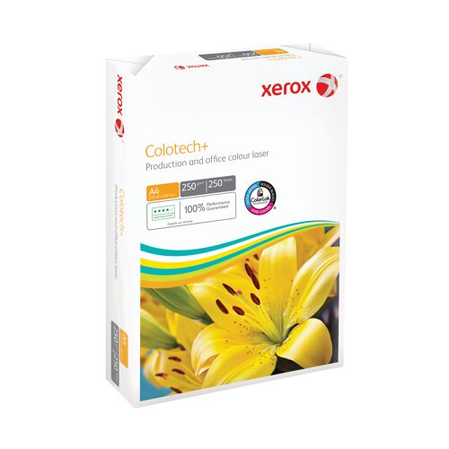 Xerox+Colotech%2B+A4+Paper+250gsm+White+%28Pack+of+250%29+003R99026