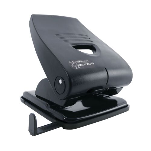 Rapesco+835-P+Heavy+Duty+2-Hole+Punch+Metal+Black+PF835PB2