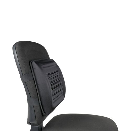 Q-Connect+Memory+Foam+Back+Support+Black+KF15412