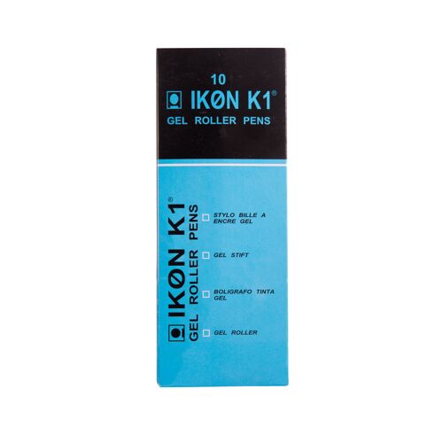 Black+Gel+Pens+Transparent+Barrel+Medium+Tip+%28Pack+of+10%29+WX21716