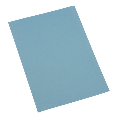 5+Star+Recycled+Square+Cut+Folder+Foolscap+250gsm+Blue+%28Pack+of+100%29+297390