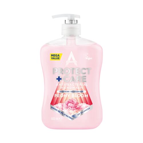 Astonish+Antibacterial+Handwash+600ml+Peony+Pink+%28Pack+of+12%29+AST21246
