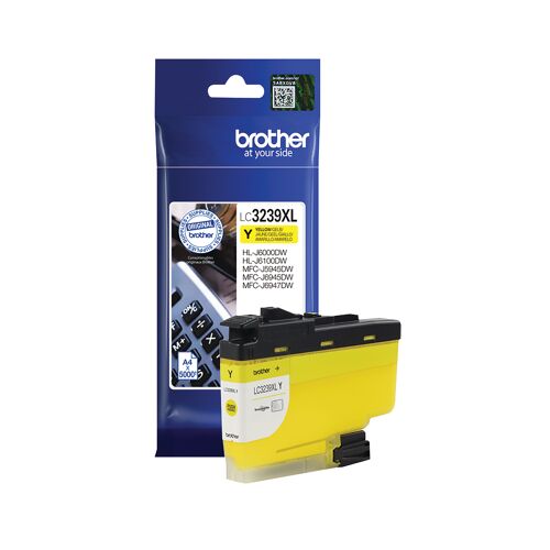 Brother+LC3239XLY+Inkjet+Cartridge+High+Yield+Yellow+LC3239XLY