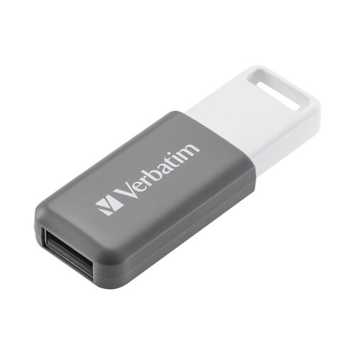 Verbatim+Databar+USB+Drive+USB+2.0+128GB+Grey+49456